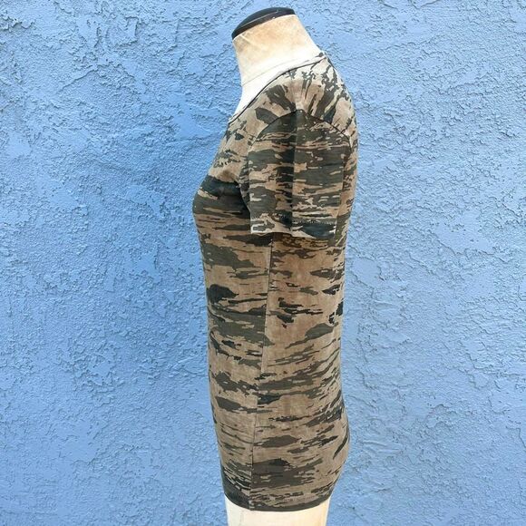J Brand Women's Small Camo Tee Tree Print Camouflage T-shirt - Picture 4 of 7